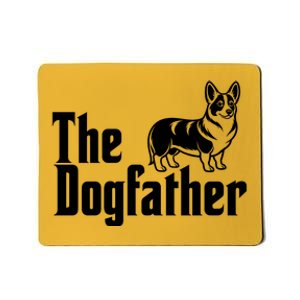 Funny The Dogfather Corgi Lover Mousepad