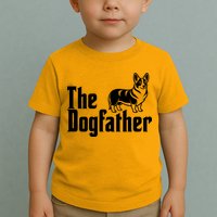 Funny The Dogfather Corgi Lover Toddler T-Shirt