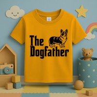 Funny The Dogfather Corgi Lover Toddler T-Shirt