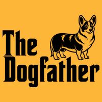 Funny The Dogfather Corgi Lover Kids T-Shirt