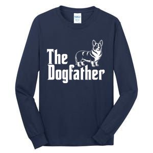 Funny The Dogfather Corgi Lover Tall Long Sleeve T-Shirt