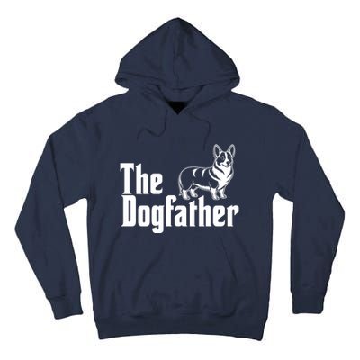 Funny The Dogfather Corgi Lover Tall Hoodie