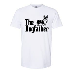 Funny The Dogfather Corgi Lover Softstyle CVC T-Shirt