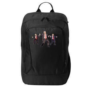 Funny Trump Dancing Dance Moves Rally Maga City Backpack