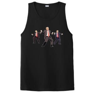 Funny Trump Dancing Dance Moves Rally Maga PosiCharge Competitor Tank