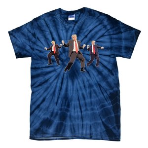 Funny Trump Dancing Dance Moves Rally Maga Tie-Dye T-Shirt