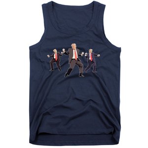 Funny Trump Dancing Dance Moves Rally Maga Tank Top