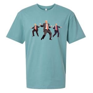 Funny Trump Dancing Dance Moves Rally Maga Sueded Cloud Jersey T-Shirt