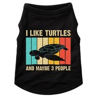 Funny Turtle Design Sea Turtle Lover Doggie Tank