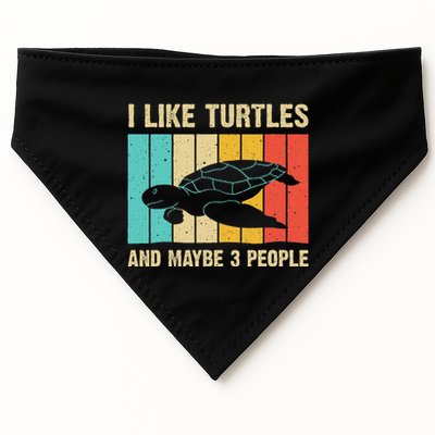 Funny Turtle Design Sea Turtle Lover USA-Made Doggie Bandana