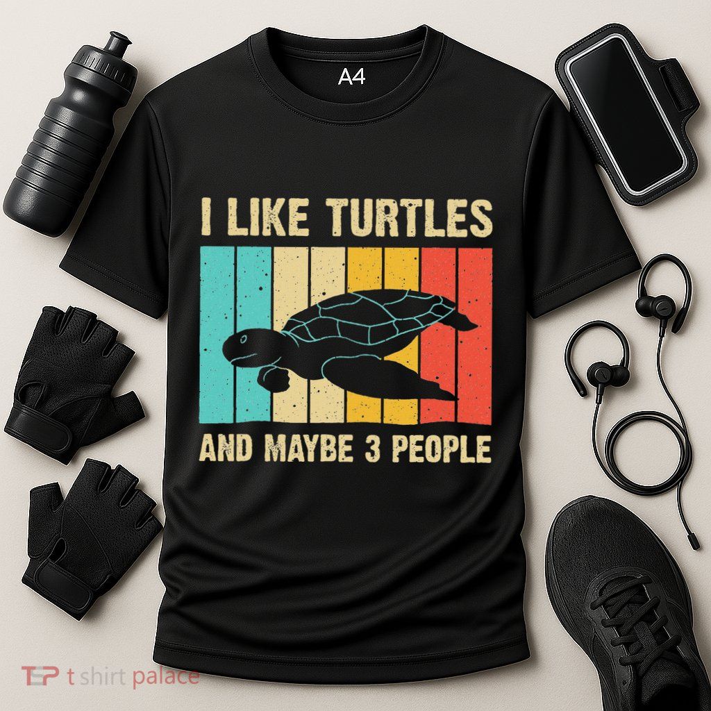 Funny Turtle Design Sea Turtle Lover Performance Shirt