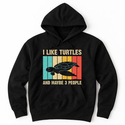 Funny Turtle Design Sea Turtle Lover Hoodie