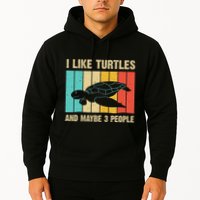 Funny Turtle Design Sea Turtle Lover Hoodie