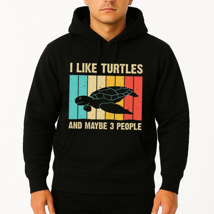 Funny Turtle Design Sea Turtle Lover Hoodie
