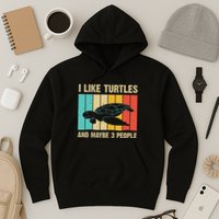 Funny Turtle Design Sea Turtle Lover Hoodie