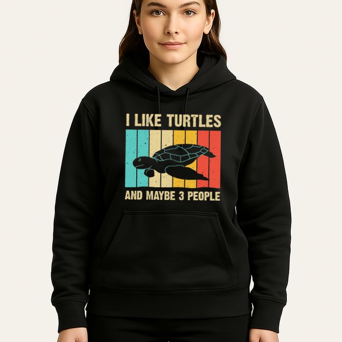 Funny Turtle Design Sea Turtle Lover Hoodie