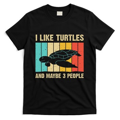 Funny Turtle Design Sea Turtle Lover T-Shirt