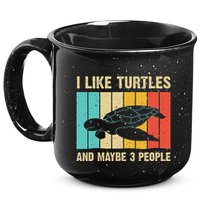 Funny Turtle Design Sea Turtle Lover 15oz Campfire Ceramic Mug