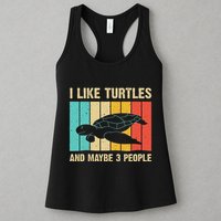 Funny Turtle Design Sea Turtle Lover Womens Tank Top