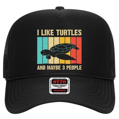 Funny Turtle Design Sea Turtle Lover Trucker Hat