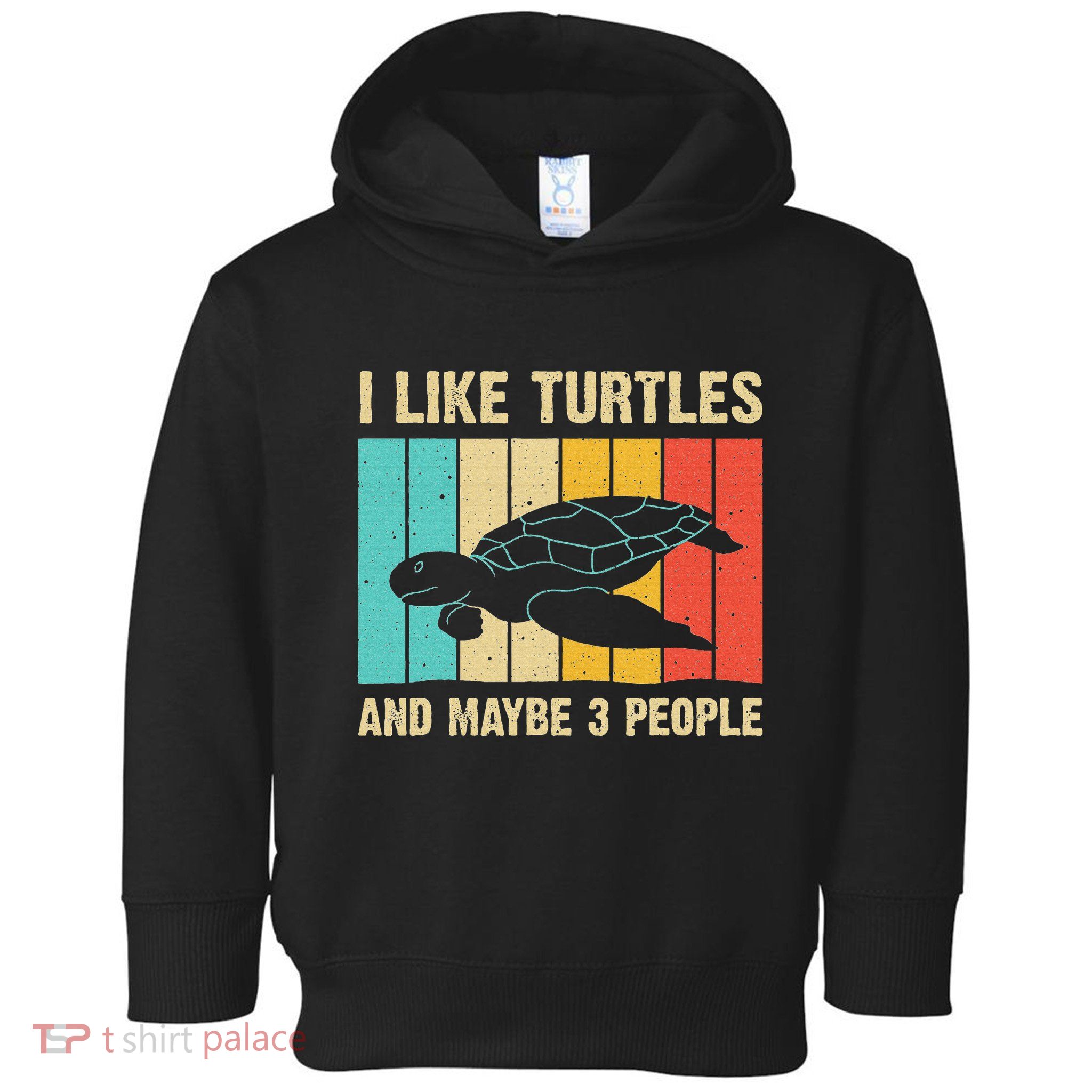 Funny Turtle Design Sea Turtle Lover Toddler Hoodie
