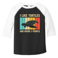 Funny Turtle Design Sea Turtle Lover Toddler Fine Jersey T-Shirt