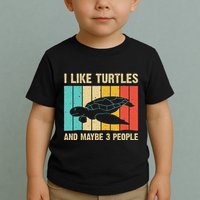 Funny Turtle Design Sea Turtle Lover Toddler T-Shirt