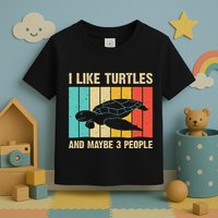 Funny Turtle Design Sea Turtle Lover Toddler T-Shirt