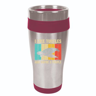 Funny Turtle Design Sea Turtle Lover 16oz Travel Tumbler