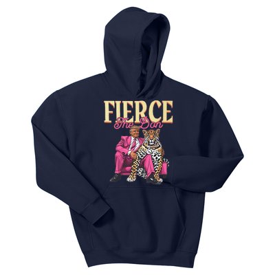 Fierce The Don Funny President Trump With Tiger Kids Hoodie