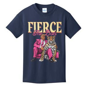 Fierce The Don Funny President Trump With Tiger Kids T-Shirt