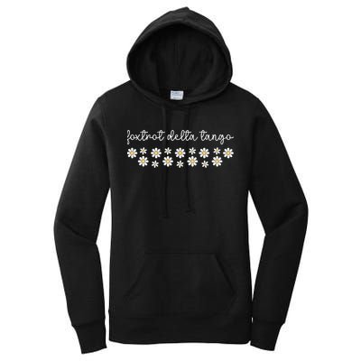 Foxtrot Tango Delta Groovy  Women's Pullover Hoodie