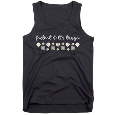 Foxtrot Tango Delta Groovy  Tank Top