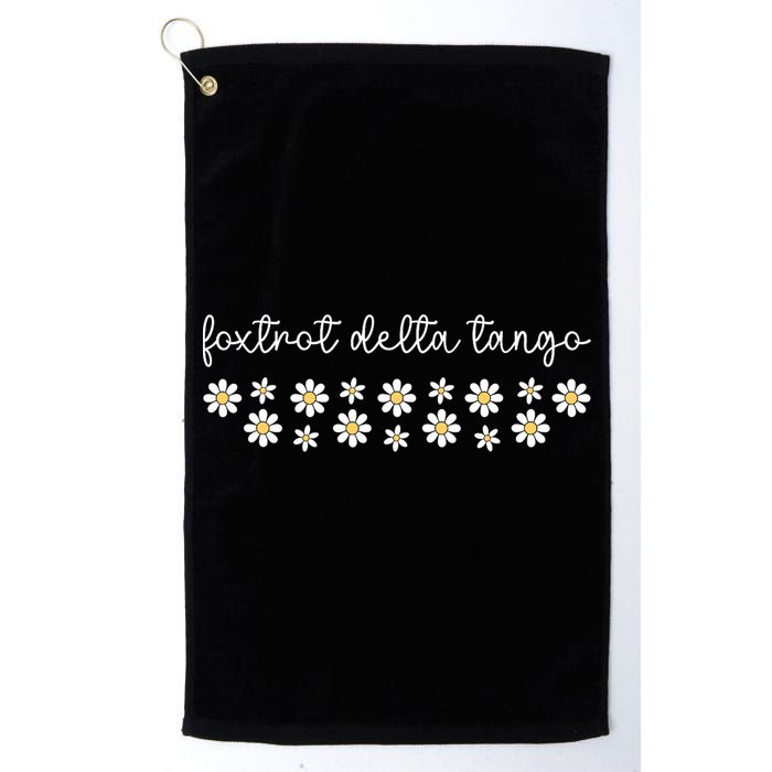 Foxtrot Tango Delta Groovy  Golf Towel