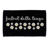 Foxtrot Tango Delta Groovy  Microfiber Hand Towel