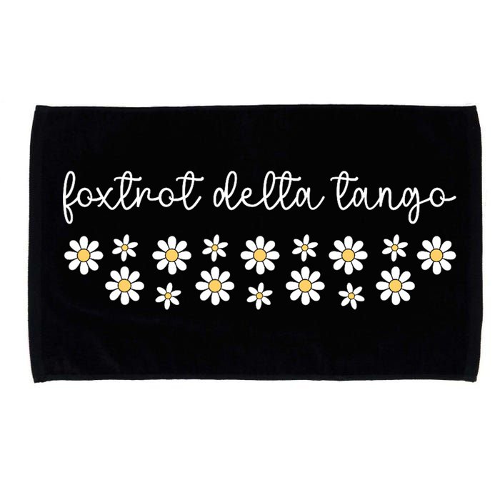 Foxtrot Tango Delta Groovy  Microfiber Hand Towel