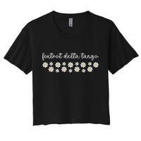 Foxtrot Tango Delta Groovy  Crop Top