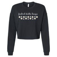 Foxtrot Tango Delta Groovy  Cropped Pullover Crew