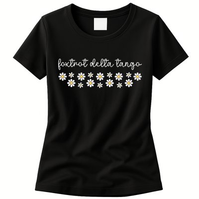 Foxtrot Tango Delta Groovy  Womens T-Shirt
