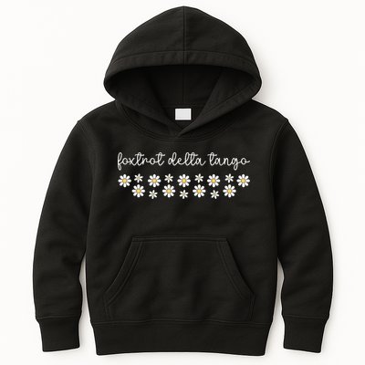 Foxtrot Tango Delta Groovy  Kids Hoodie
