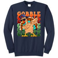 Funny Thanksgiving Dabbin Turkey Gobble Sweatshirt