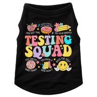 Funny Test Day Motivational Teacher Student Testing Squad Doggie Tank