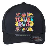Funny Test Day Motivational Teacher Student Testing Squad Flexfit Unipanel Trucker Cap
