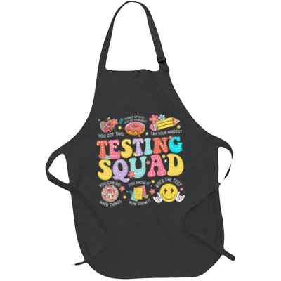 Funny Test Day Motivational Teacher Student Testing Squad Apron