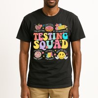 Funny Test Day Motivational Teacher Student Testing Squad Tall T-Shirt