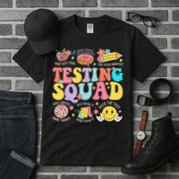 Funny Test Day Motivational Teacher Student Testing Squad Tall T-Shirt