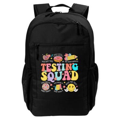 Funny Test Day Motivational Teacher Student Testing Squad Daily Commute Backpack