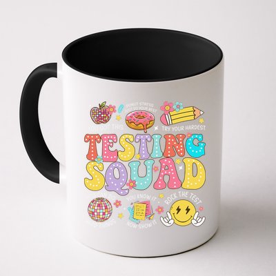 Funny Test Day Motivational Teacher Student Testing Squad Mug