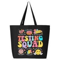Funny Test Day Motivational Teacher Student Testing Squad 25L Jumbo Tote