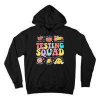 Funny Test Day Motivational Teacher Student Testing Squad Tall Hoodie